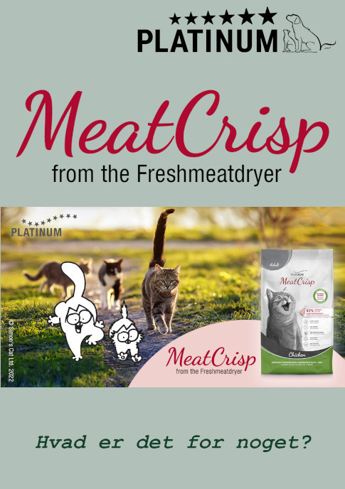 PLATINUM Meatcrisp kattemad af frisk kød